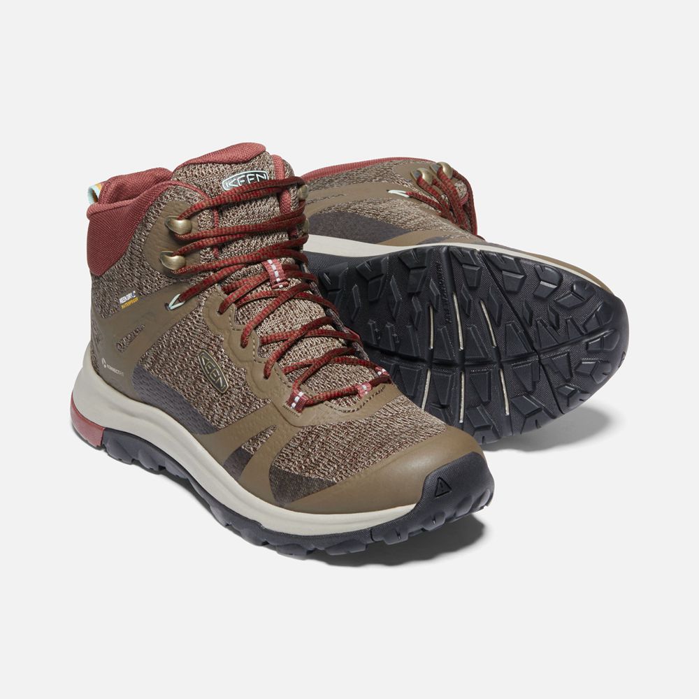 Bottes de Randonnée Keen Femme Marron | Terradora Ii Waterproof | RSKVM-2375